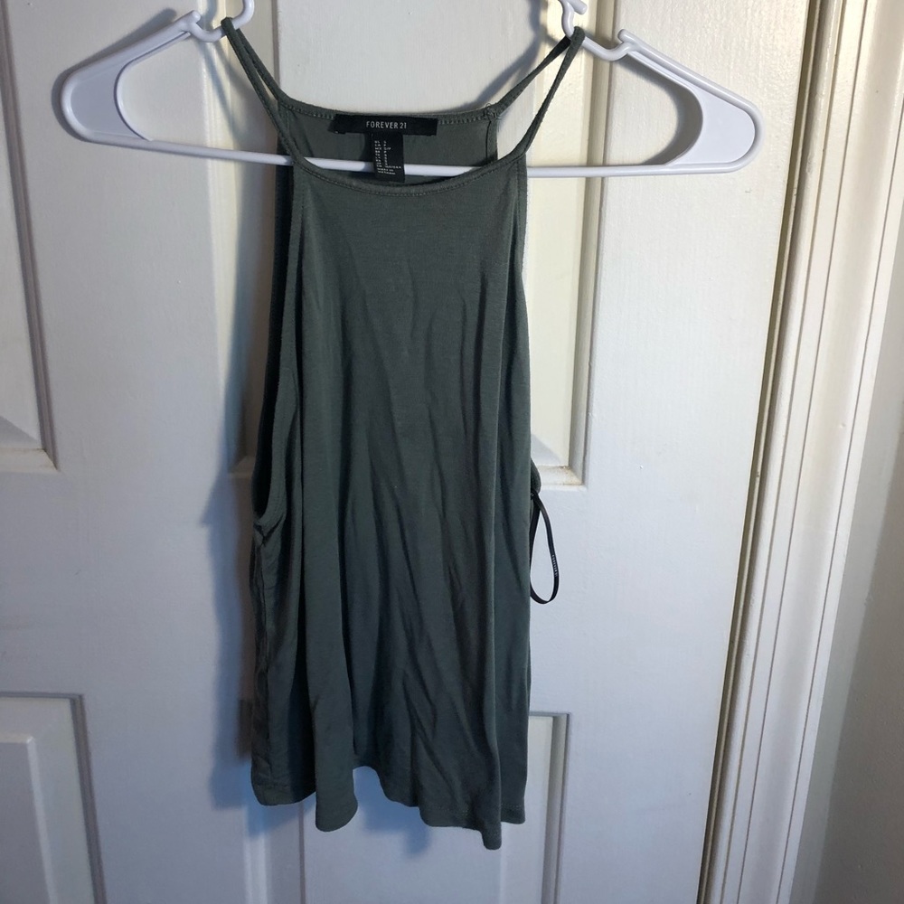 Olive green shirt